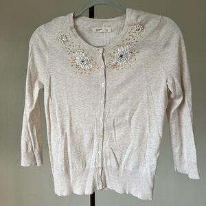 Old Navy Cardigan cream color size S
